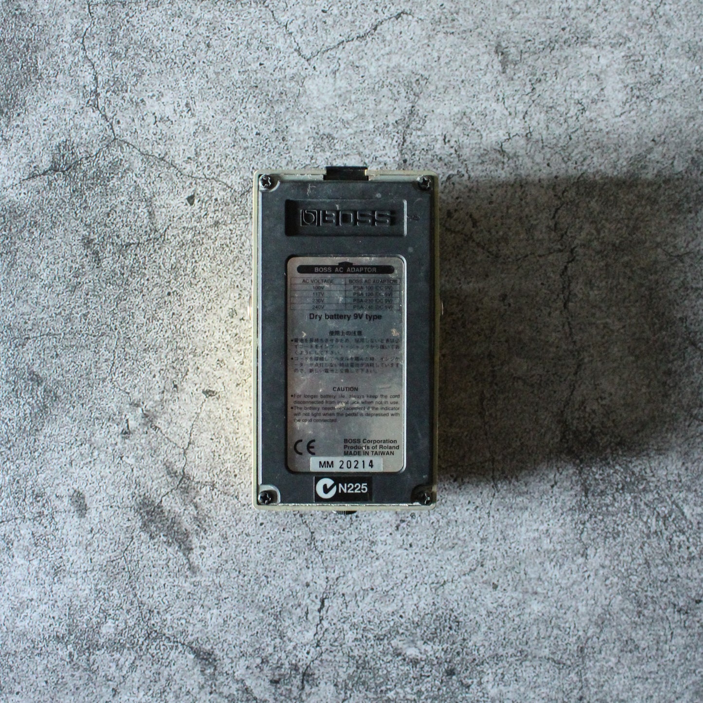 Boss SD-1 Super Overdrive Guiar Pedal Dated May 1999