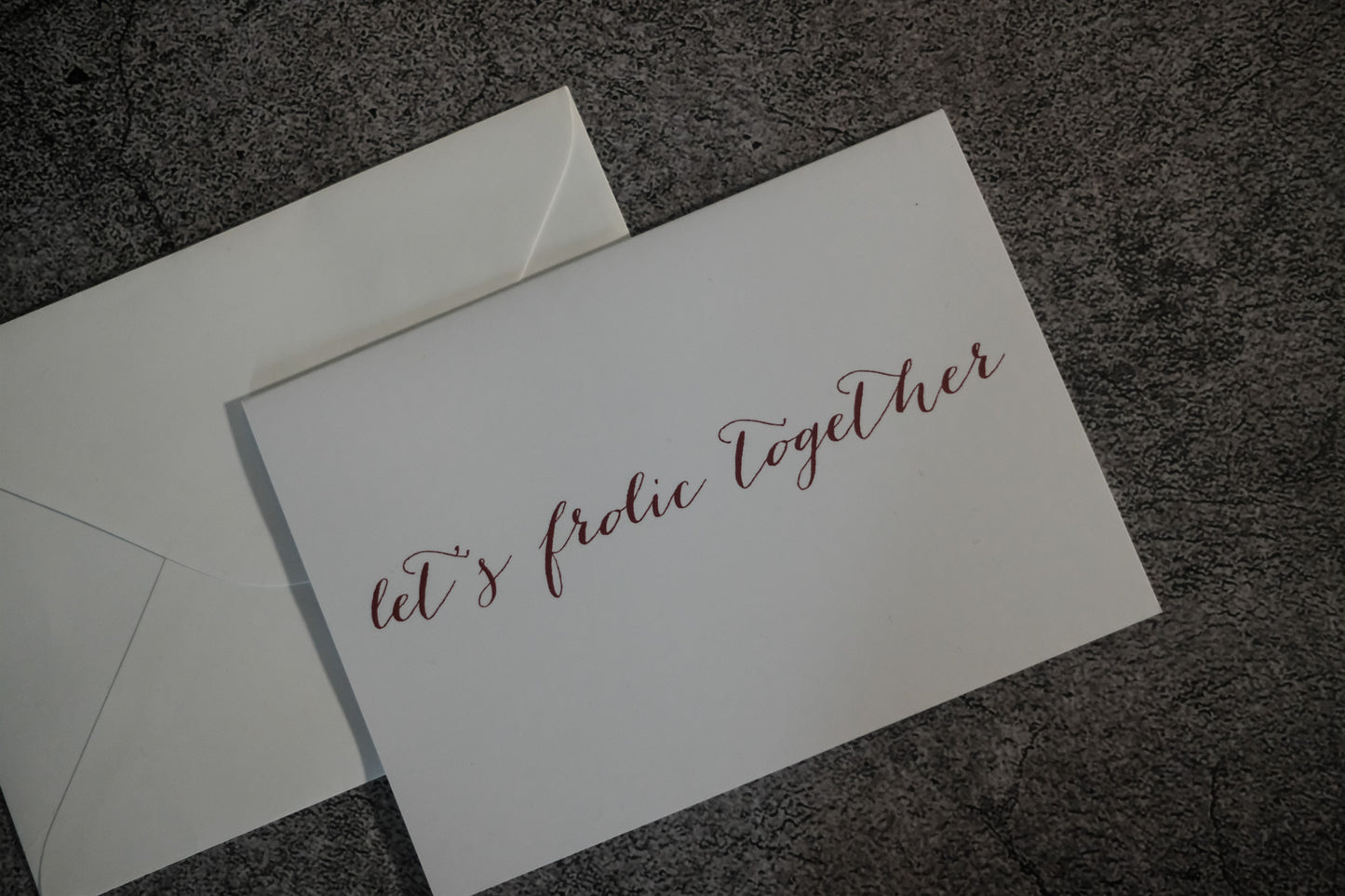 Lets Frolic Together - Holiday Card