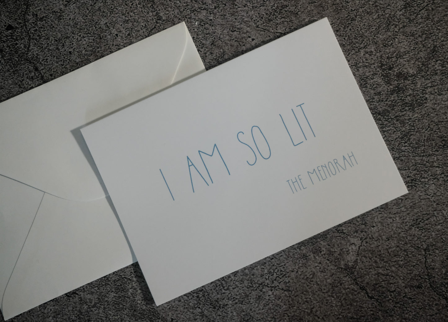 I Am So Lit - The Menorah Hanukkah Card