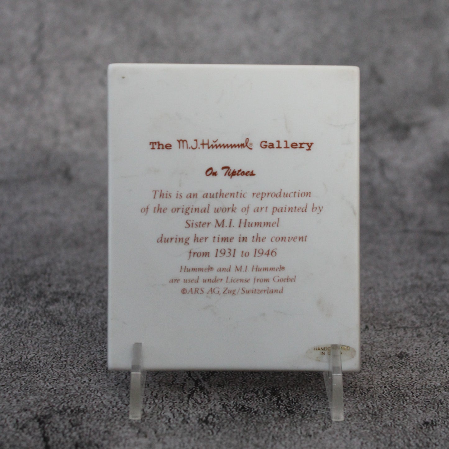 M J Hummel Gallery - On Tiptoes