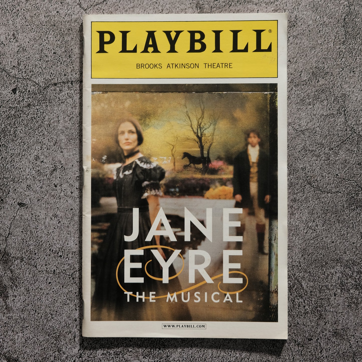 Original Playbill Jane Eyre The Musical December 2000