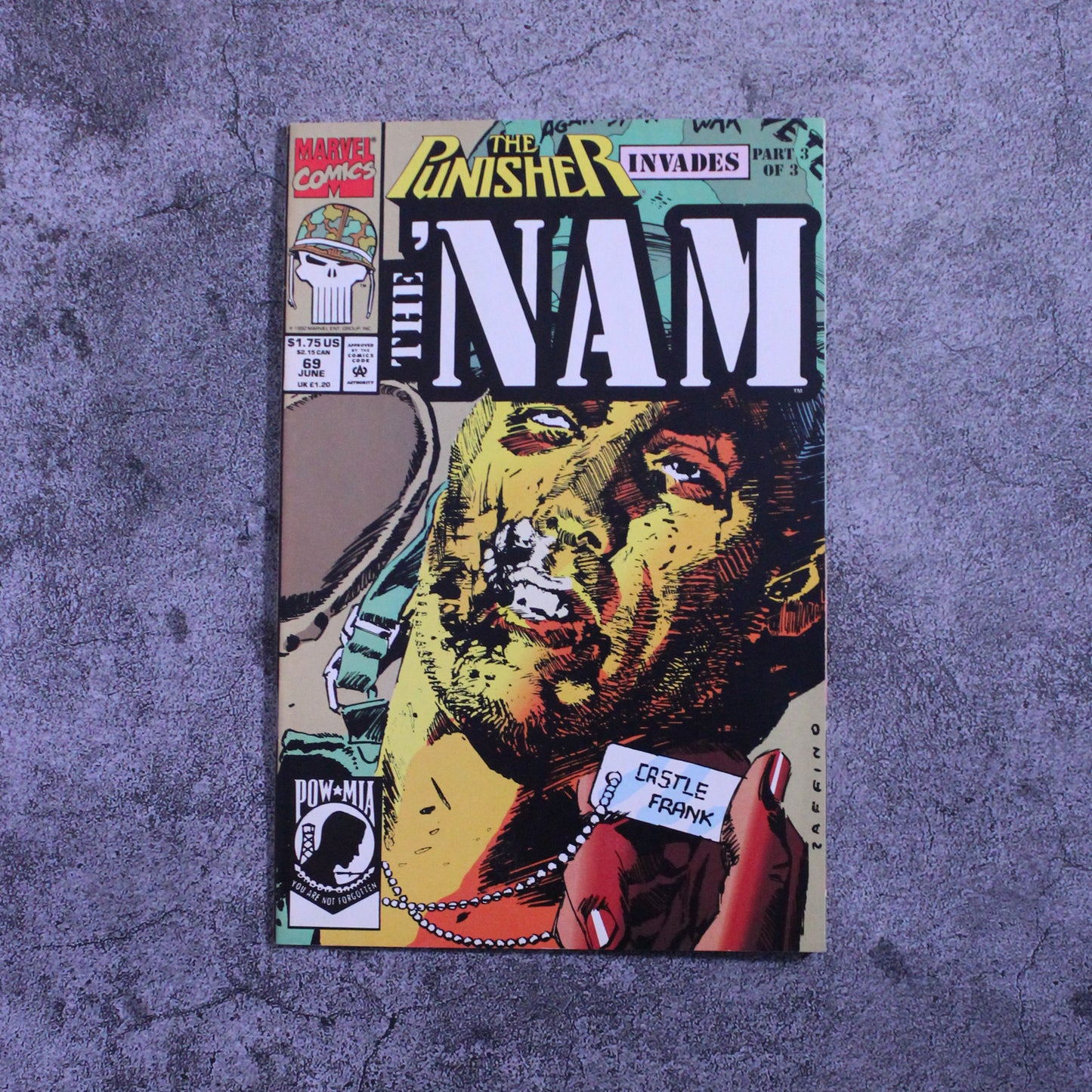 The Punisher - Invades The Nam Number 69 1986