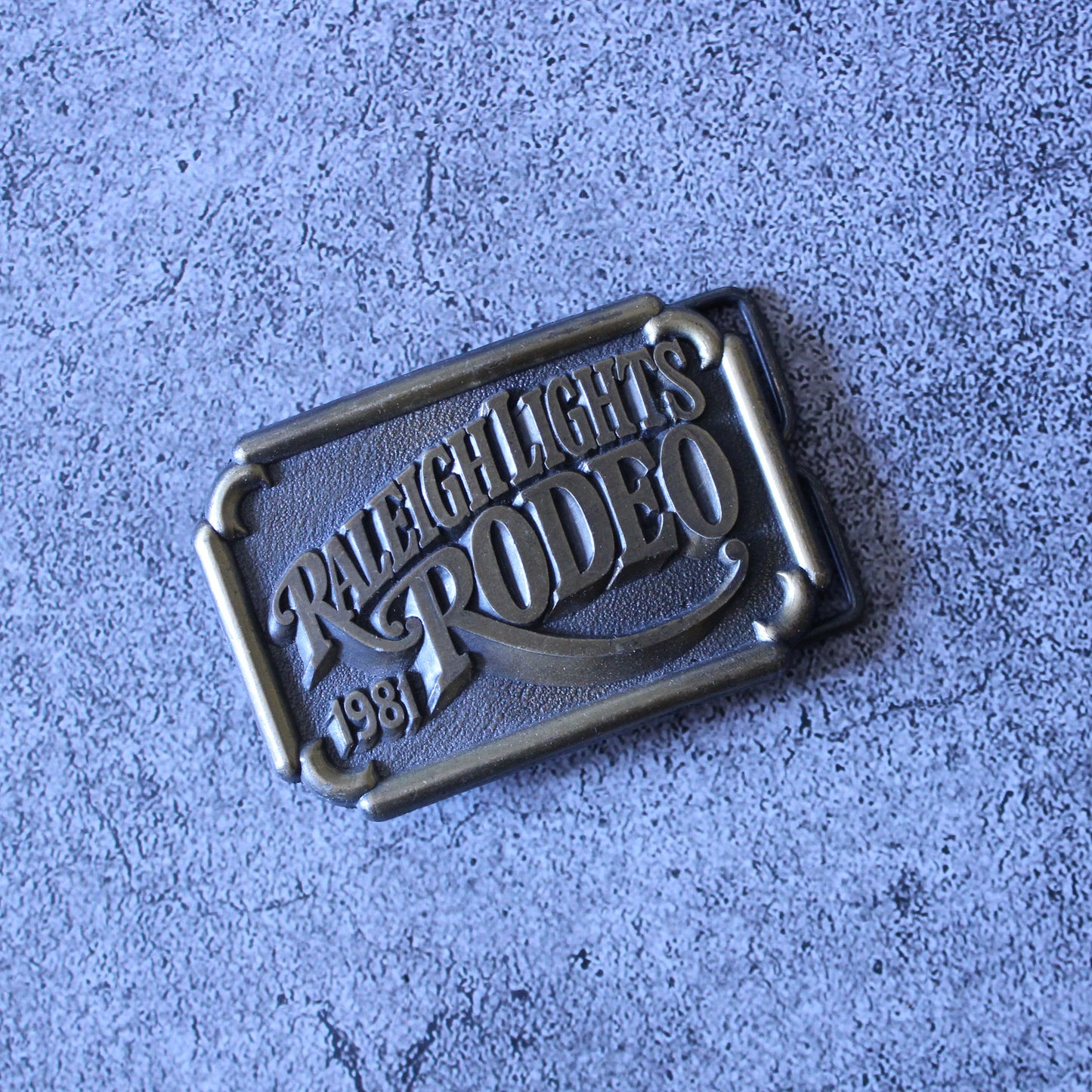 Raleigh Lights Rodeo 1981 Belt Buckle