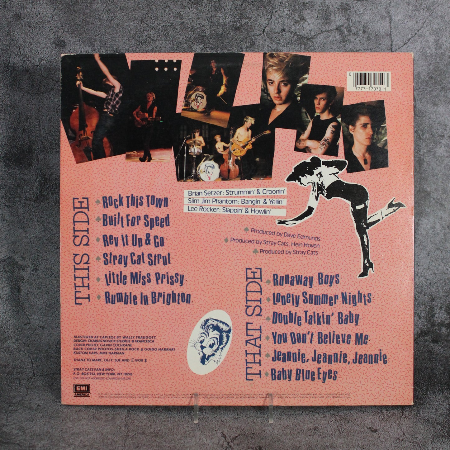 Stray Cats Built for Speed Vinyl LP Used