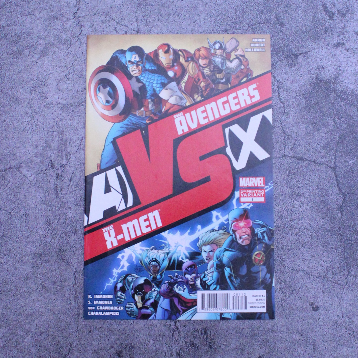 The Avengers vs The X-Men 2nd Printing Variant Number 1