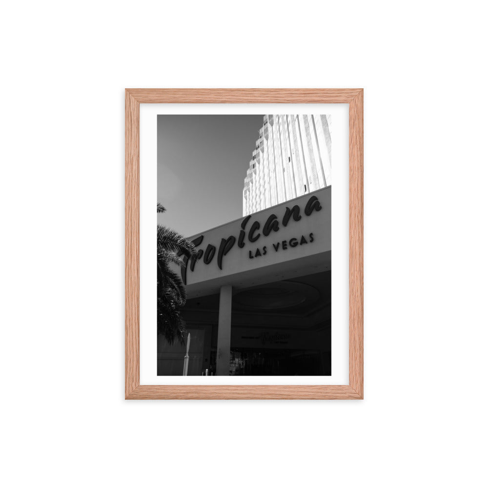 Tropicana Las Vegas Fine Art Framed Print 12" x 16"