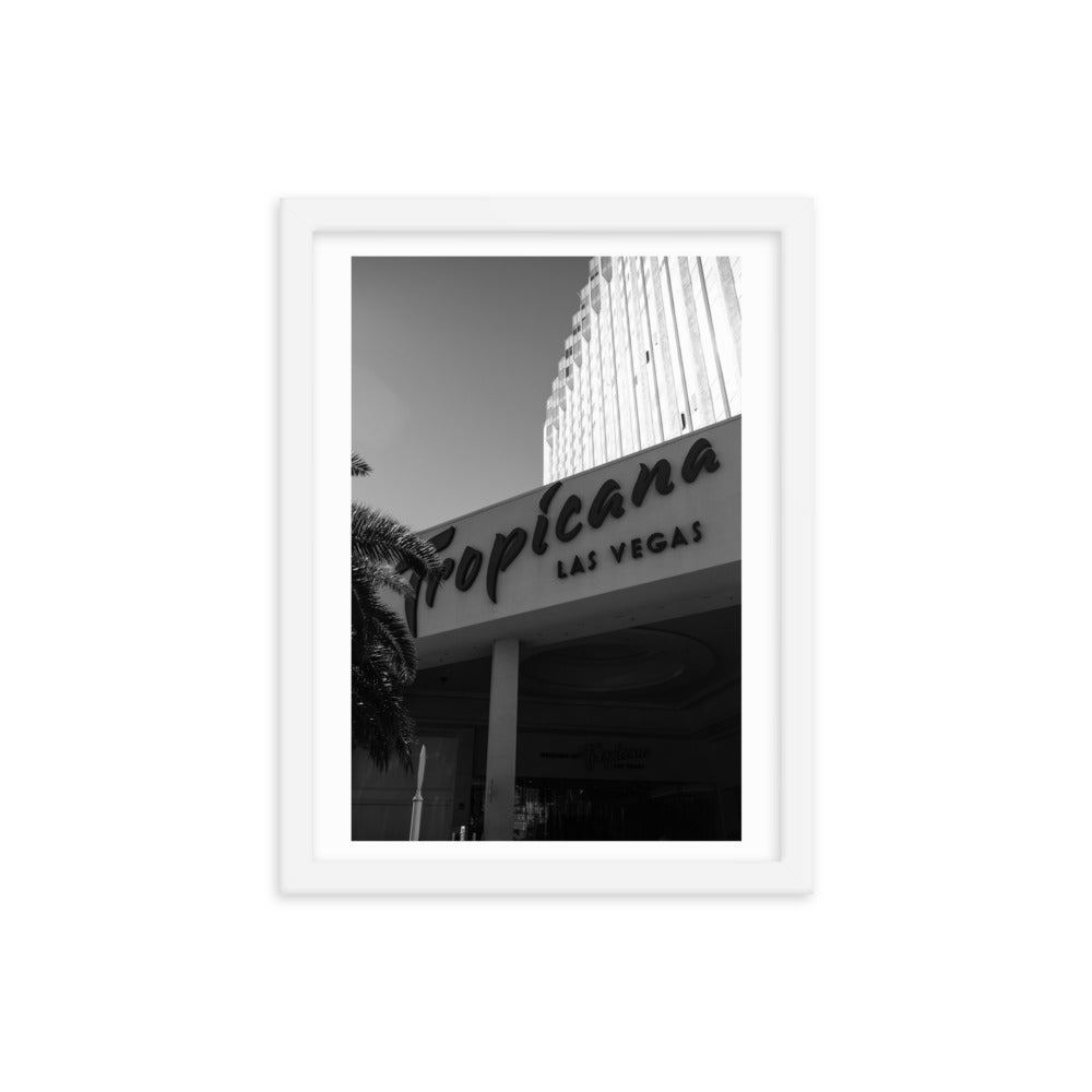 Tropicana Las Vegas Fine Art Framed Print 12" x 16"