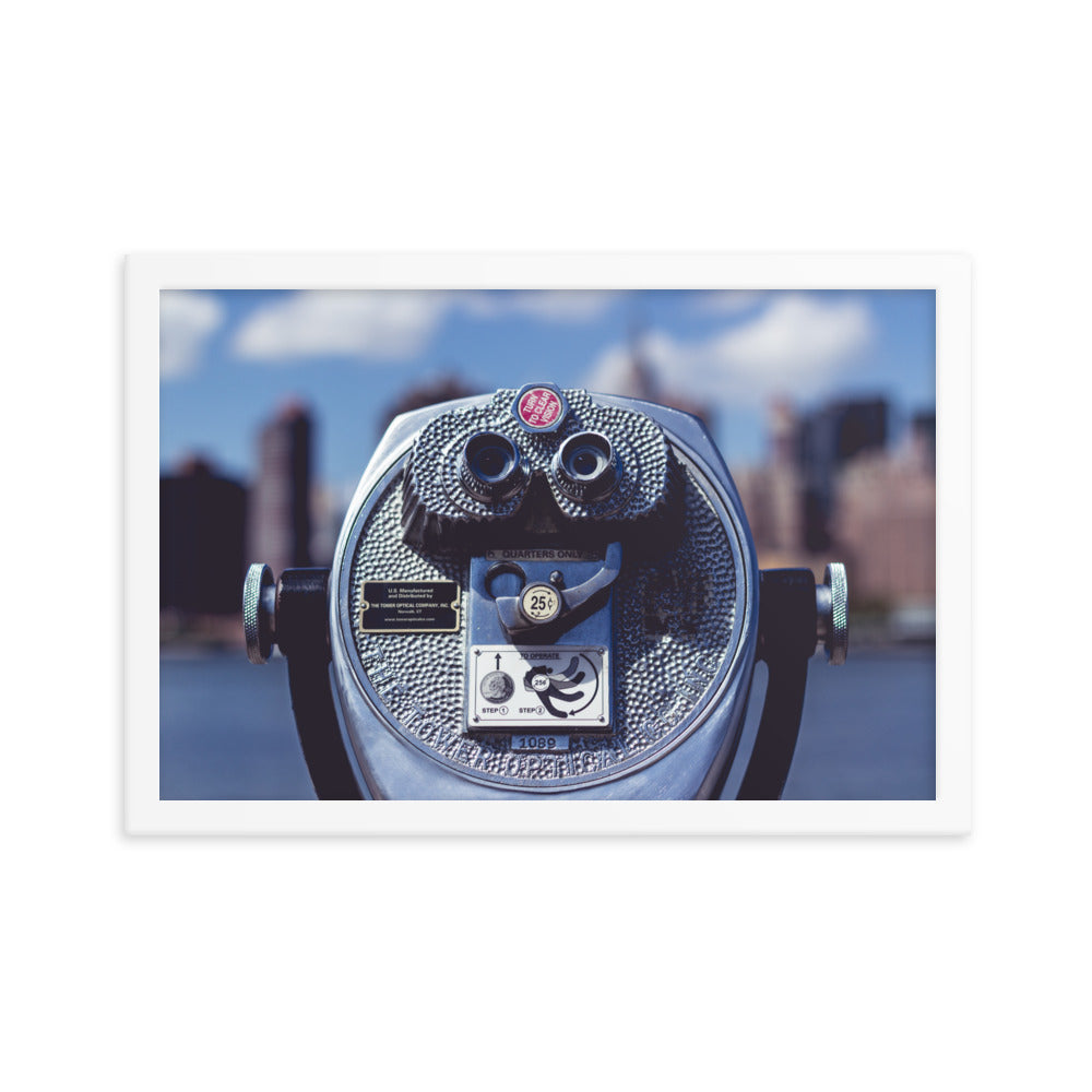 Eyes of the City Framed Fine Art Print 12" x 18"