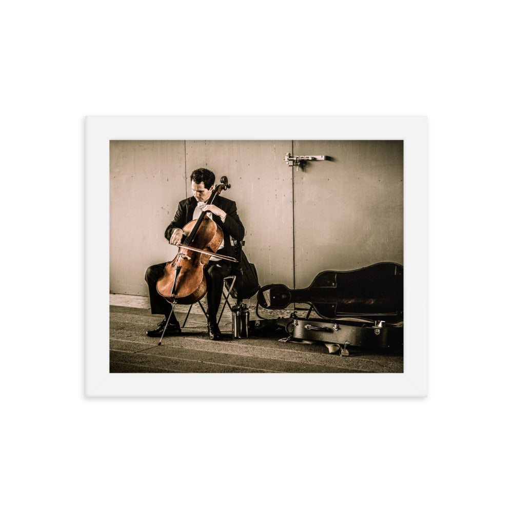 Music is Life Framed Fine Art Print 8" x 10"