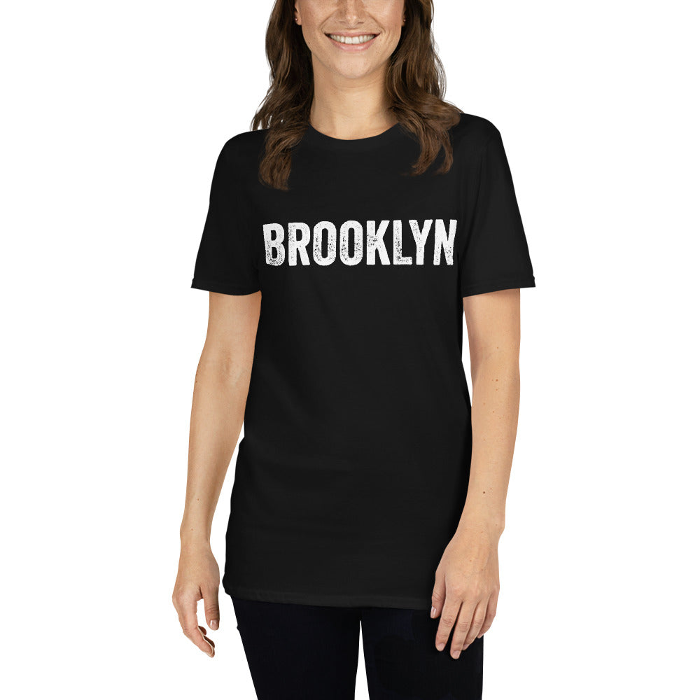 Brooklyn Distressed Short-Sleeve Unisex T-Shirt