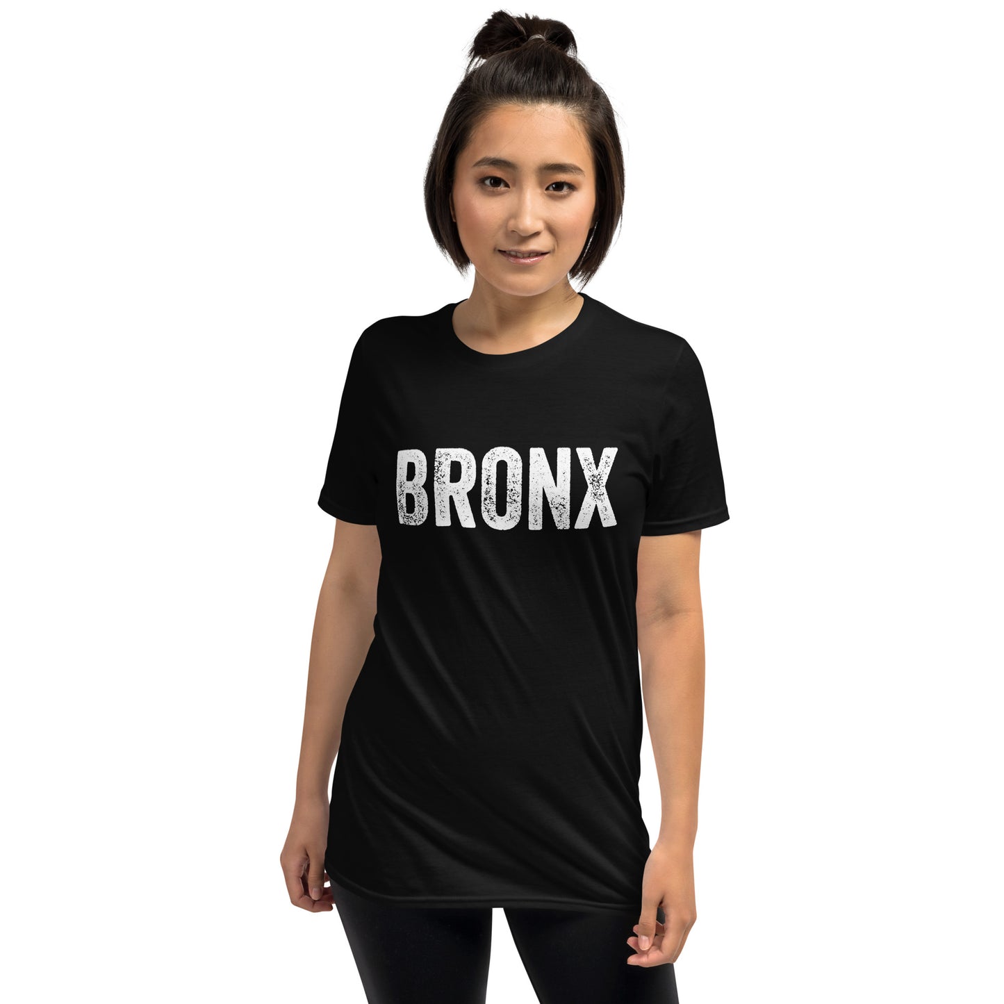 Bronx Distressed Short-Sleeve Unisex T-Shirt