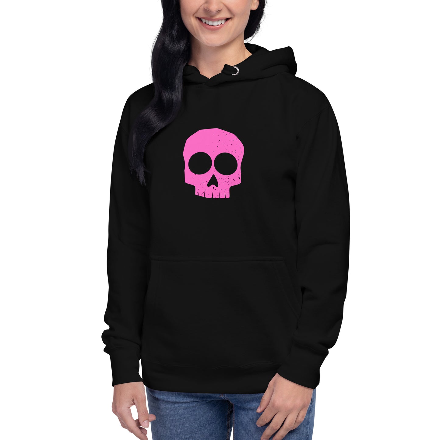 Gantro Media Pink Skull Unisex Hoodie
