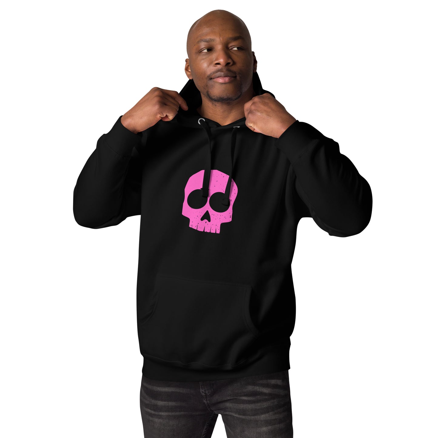 Gantro Media Pink Skull Unisex Hoodie