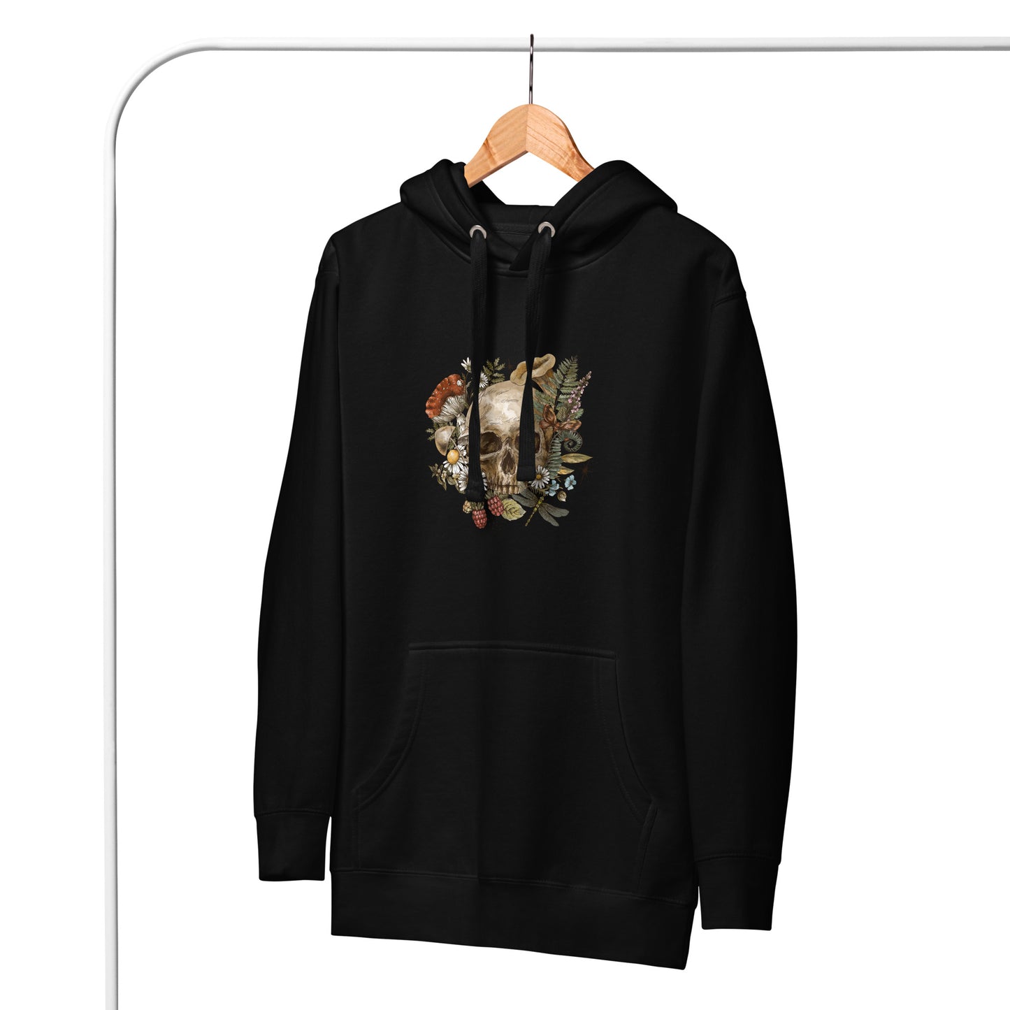Floral Skull Unisex Hoodie