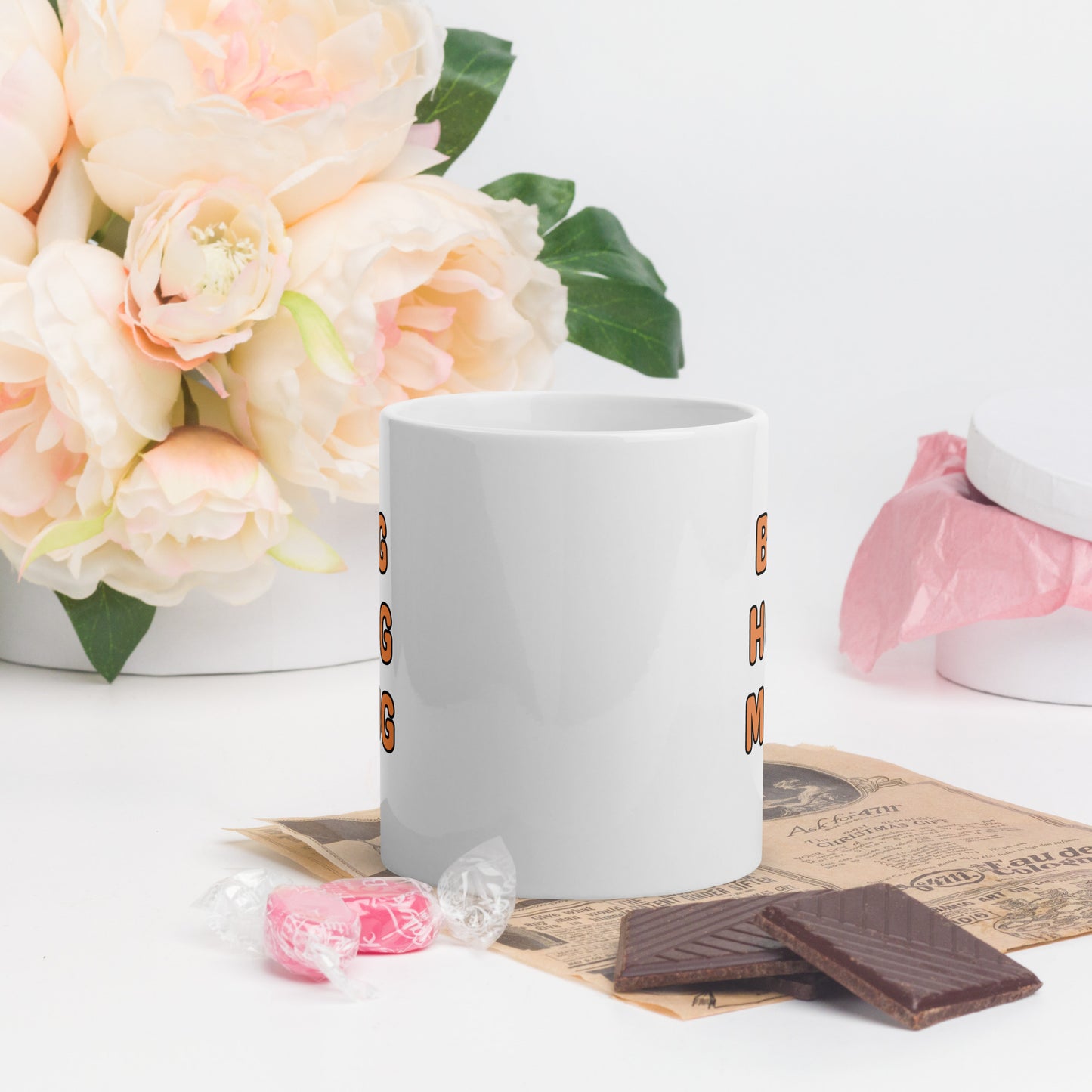 BIG HUG MUG White glossy mug