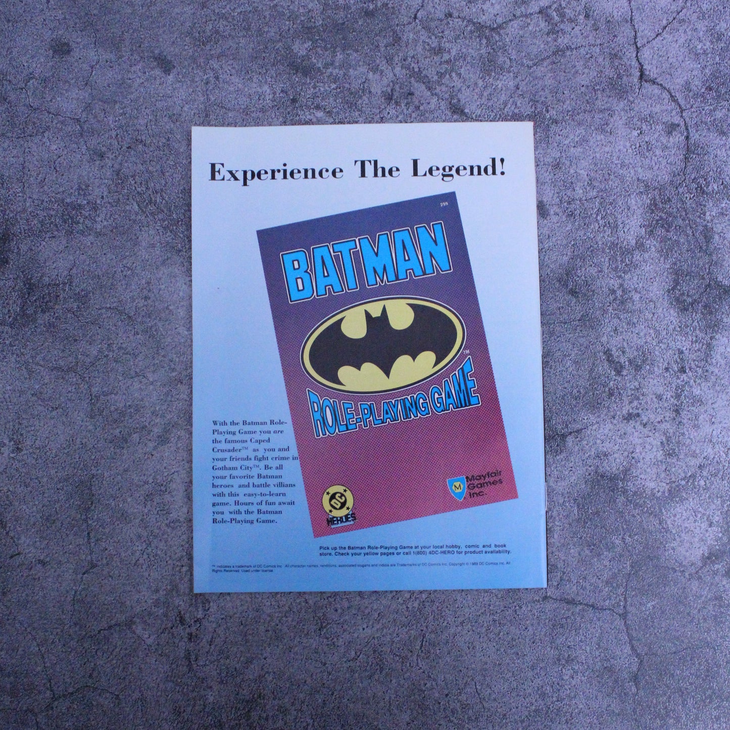 Batman Official Movie Souvenir Magazine 1989