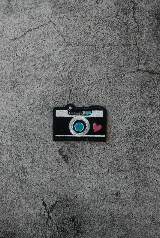 Film Camera Heart Patch