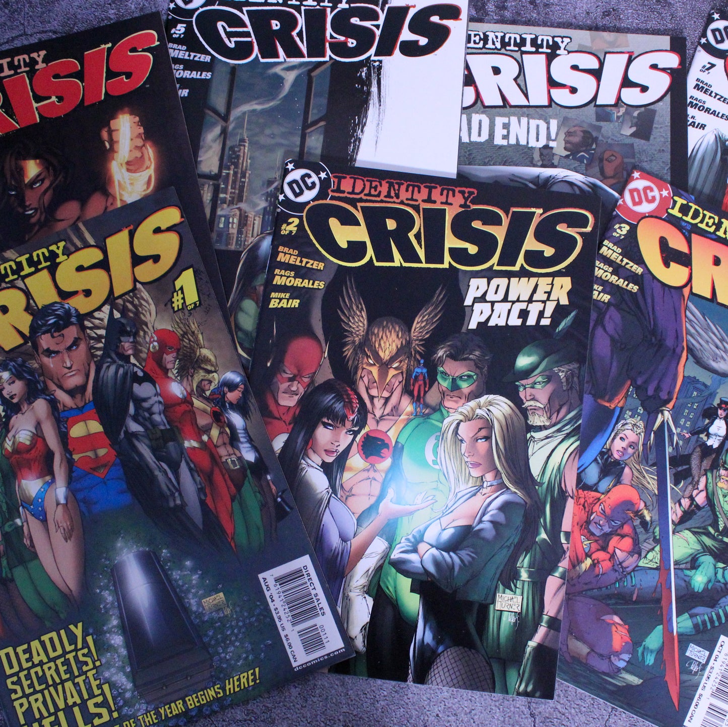 DC Comics Identity Crisis Set of 7 Issues