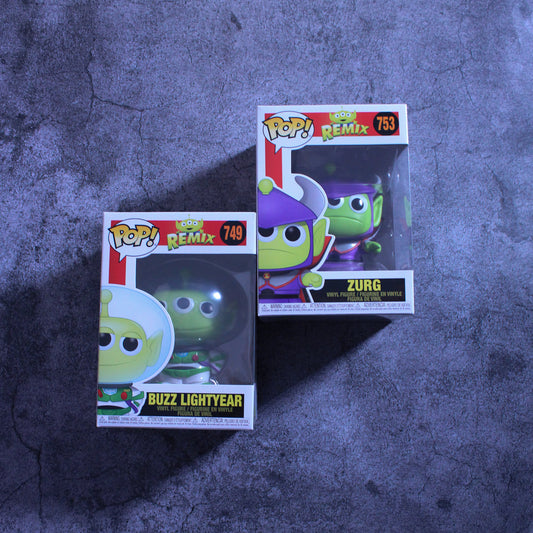 Funko Pop Set of 2 Remix Buzz Lightyear and Zurg