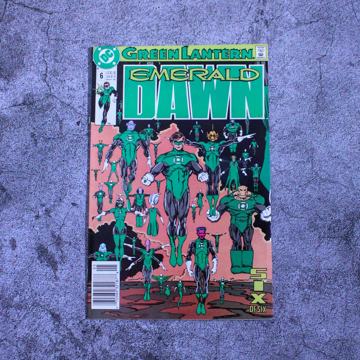 Green Lantern Emerald Dawn Number 6 1989