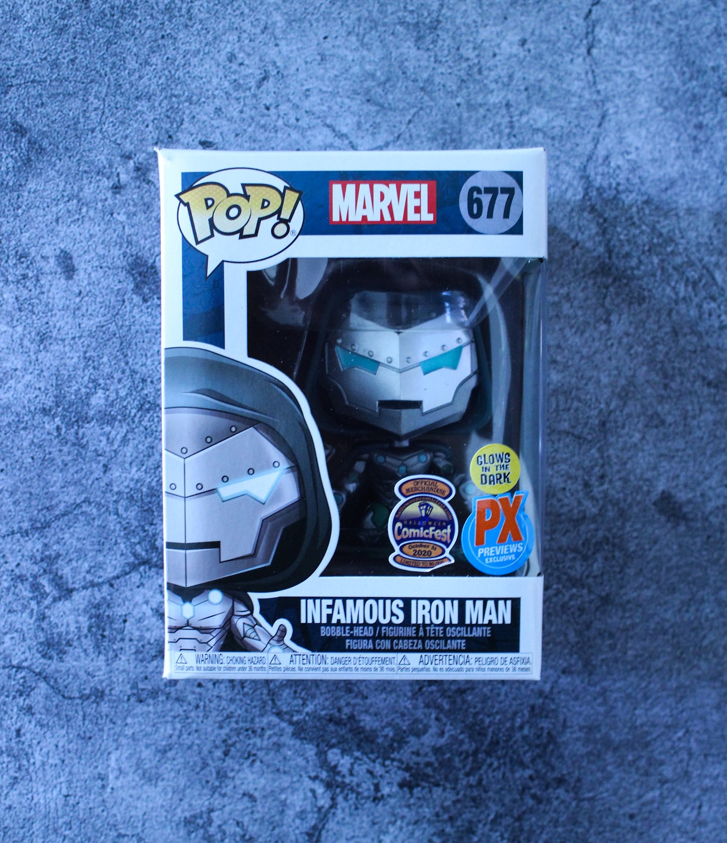 Funko Pop 677 Infamous Iron Man Px Previews 2020 Release