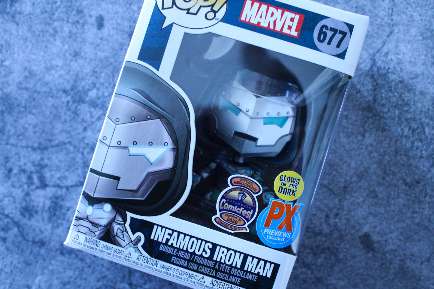 Funko Pop 677 Infamous Iron Man Px Previews 2020 Release