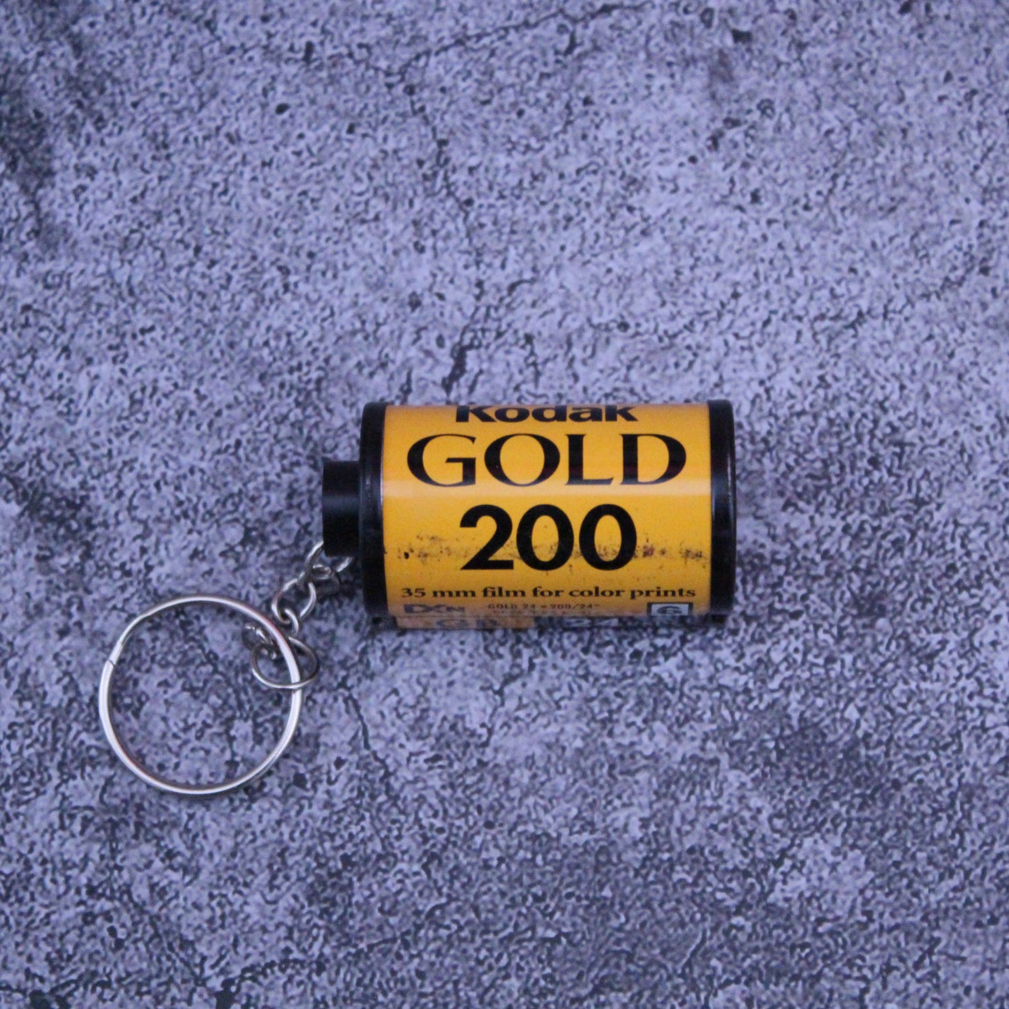 Custom Made Kodak Gold 200 Film Keychain