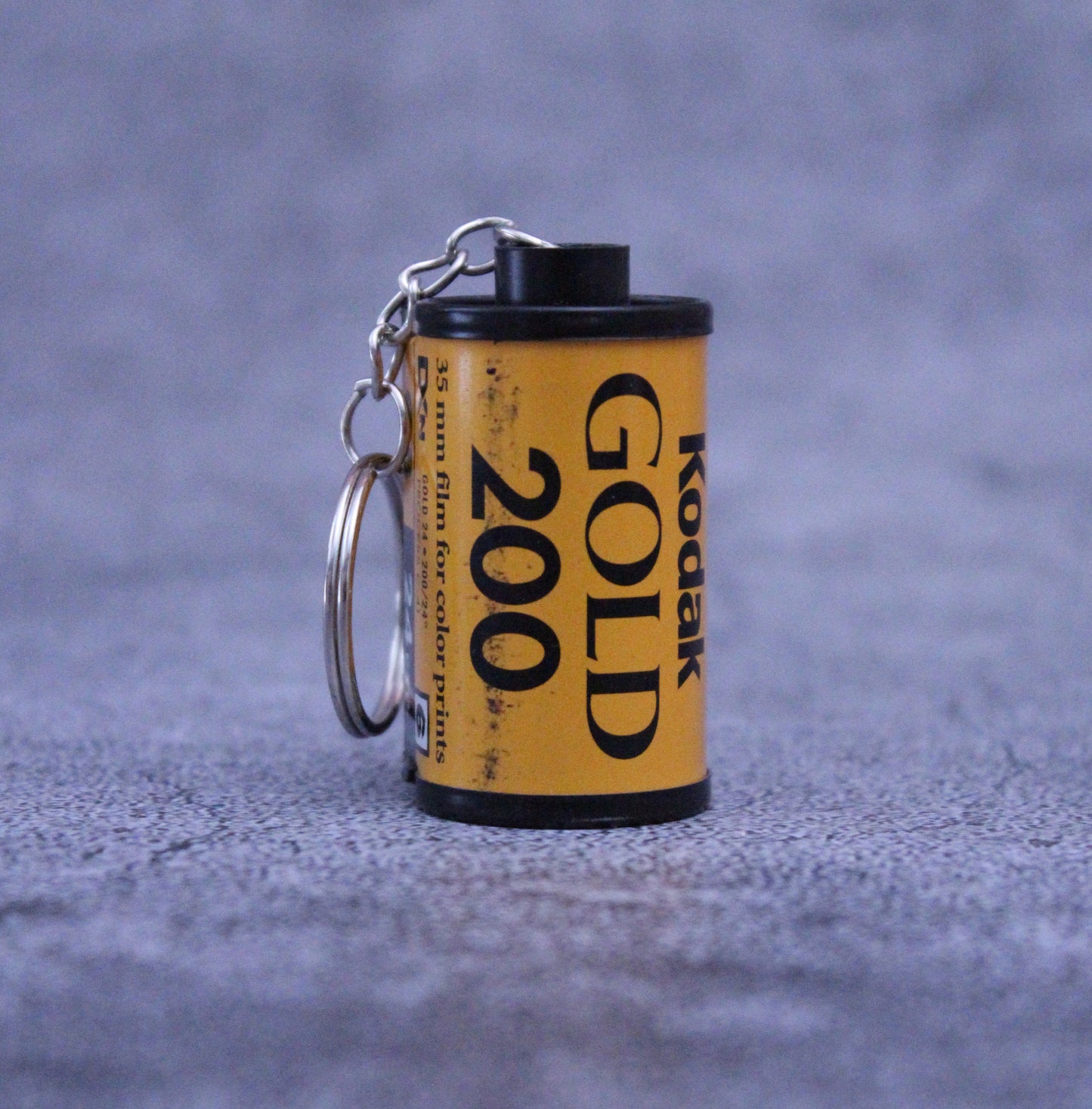 Custom Made Kodak Gold 200 Film Keychain