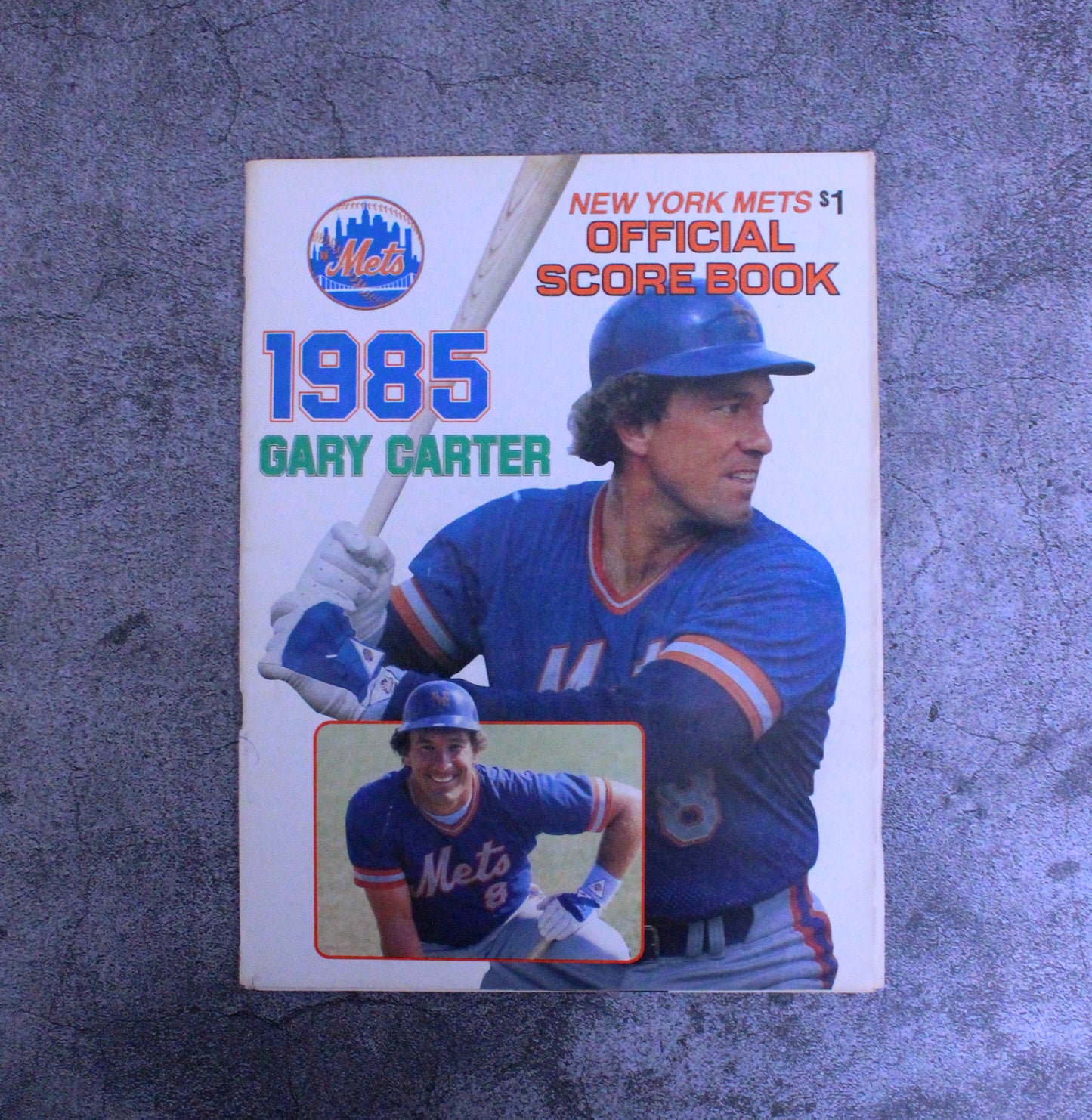 New York Mets Official Scorebook 1985