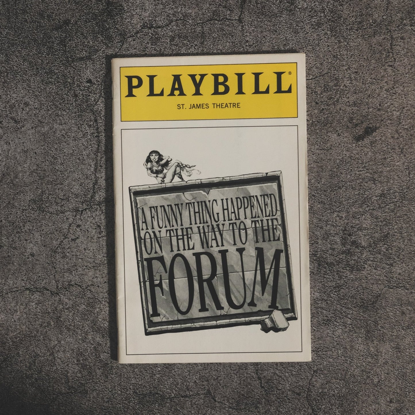 A Funny Thing Happened On The Way to The Forum Original Playbill