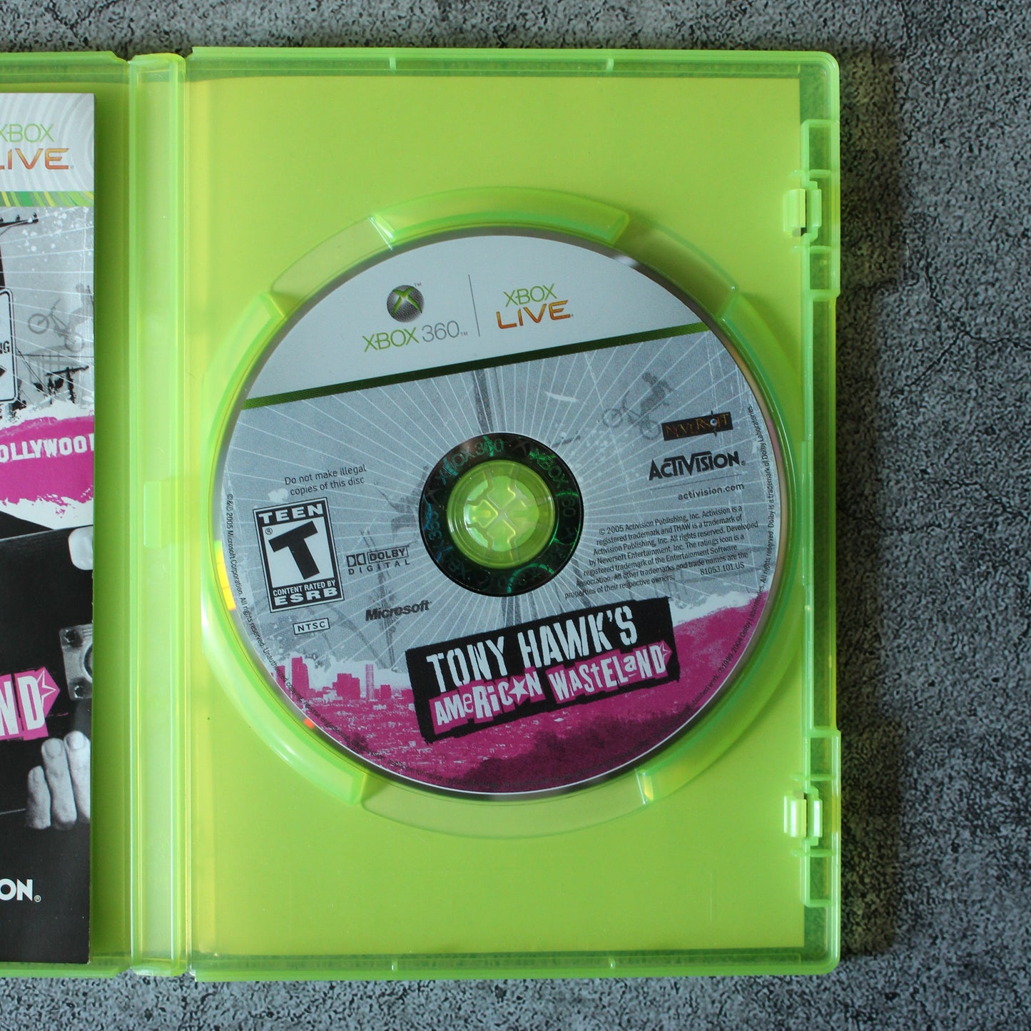 Tony Hawks American Wasteland X-Box 360