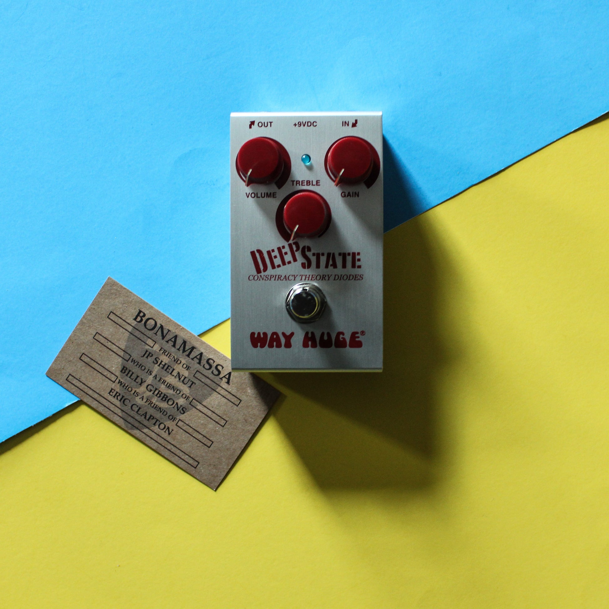 conspiracy theory pedal Way Huge Deep State Conspiracy Theory Diodes Overdrive Pedal