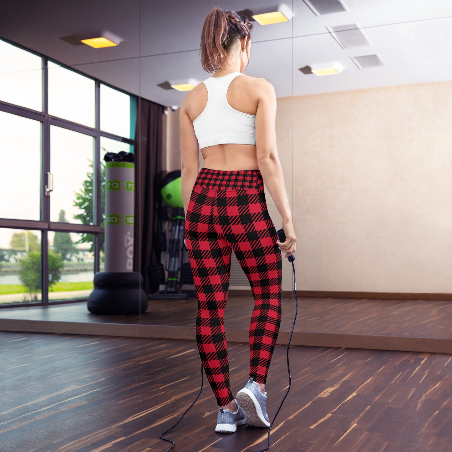 Buffalo Check Yoga Leggings