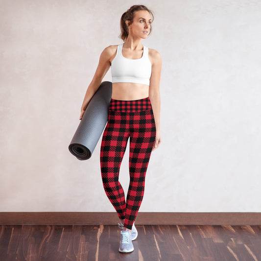 Buffalo Check Yoga Leggings