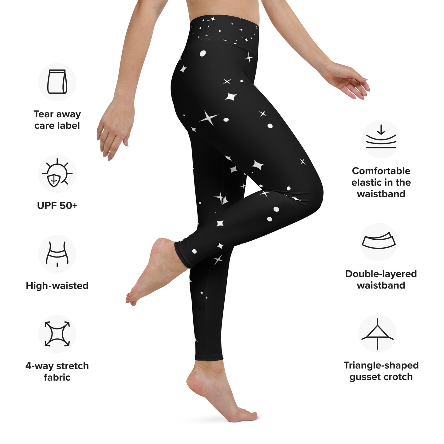 Starry Night Yoga Leggings