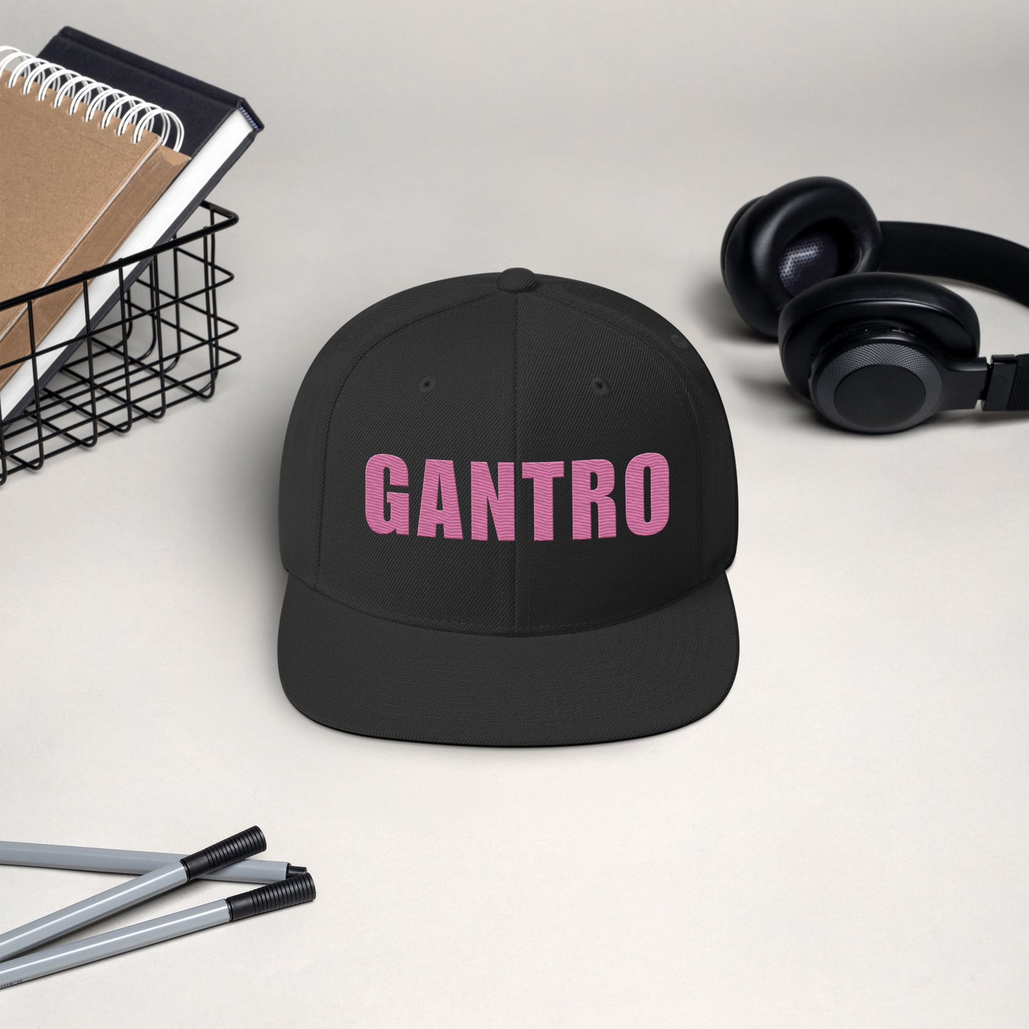 Gantro Pink Snapback Hat