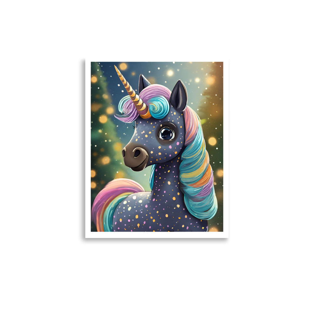 Unicorn Poster Print Kids Wall Art