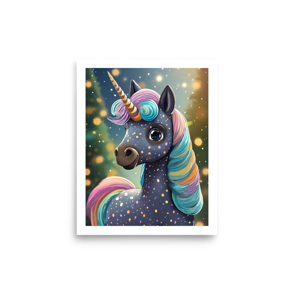 Unicorn Poster Print Kids Wall Art