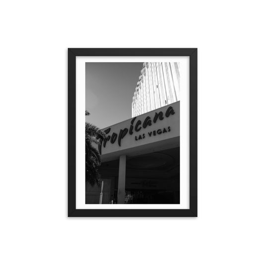 Tropicana Las Vegas Fine Art Framed Print 12" x 16"