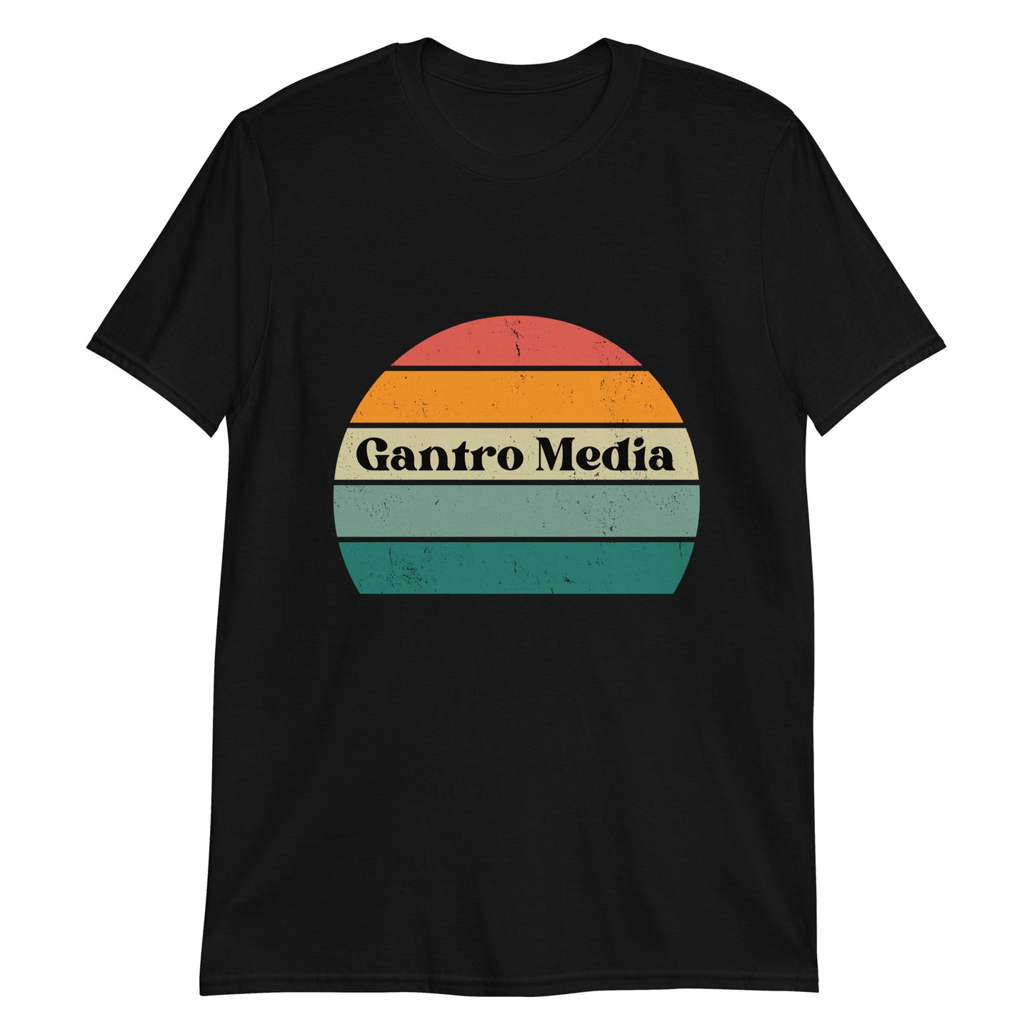 Retro Gantro Media Short-Sleeve Unisex T-Shirt