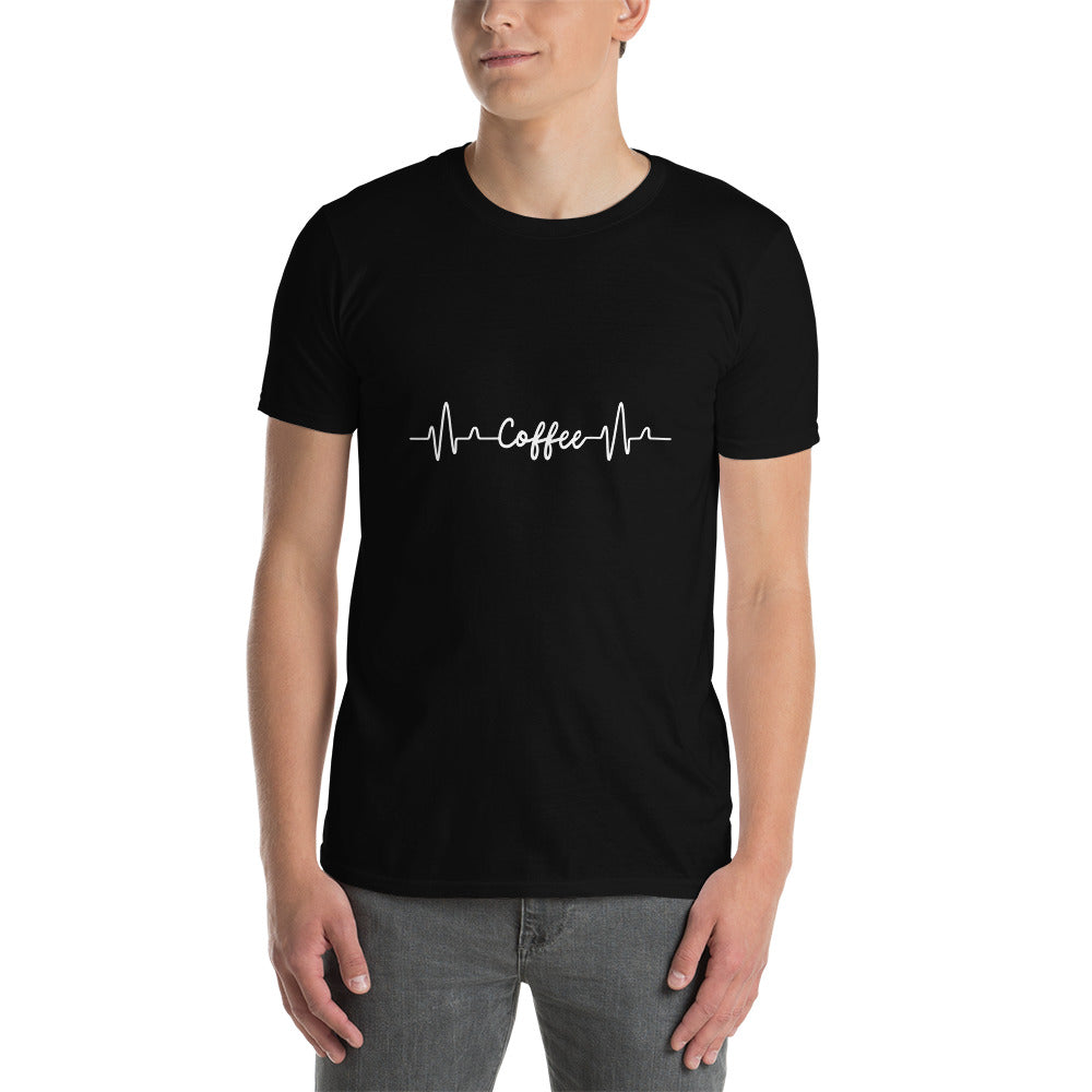 Coffee Pulse Short-Sleeve Unisex T-Shirt