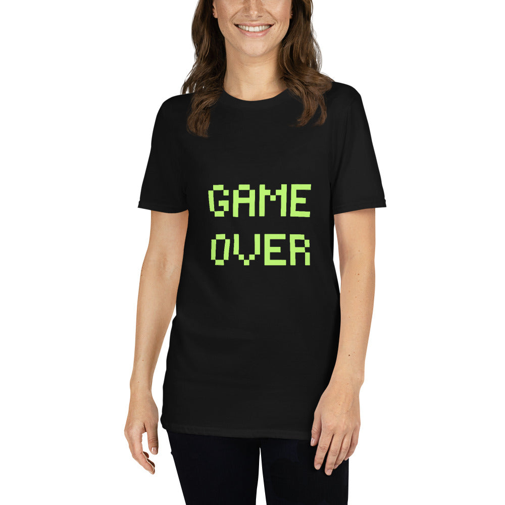 Game Over Green Short-Sleeve Unisex T-Shirt