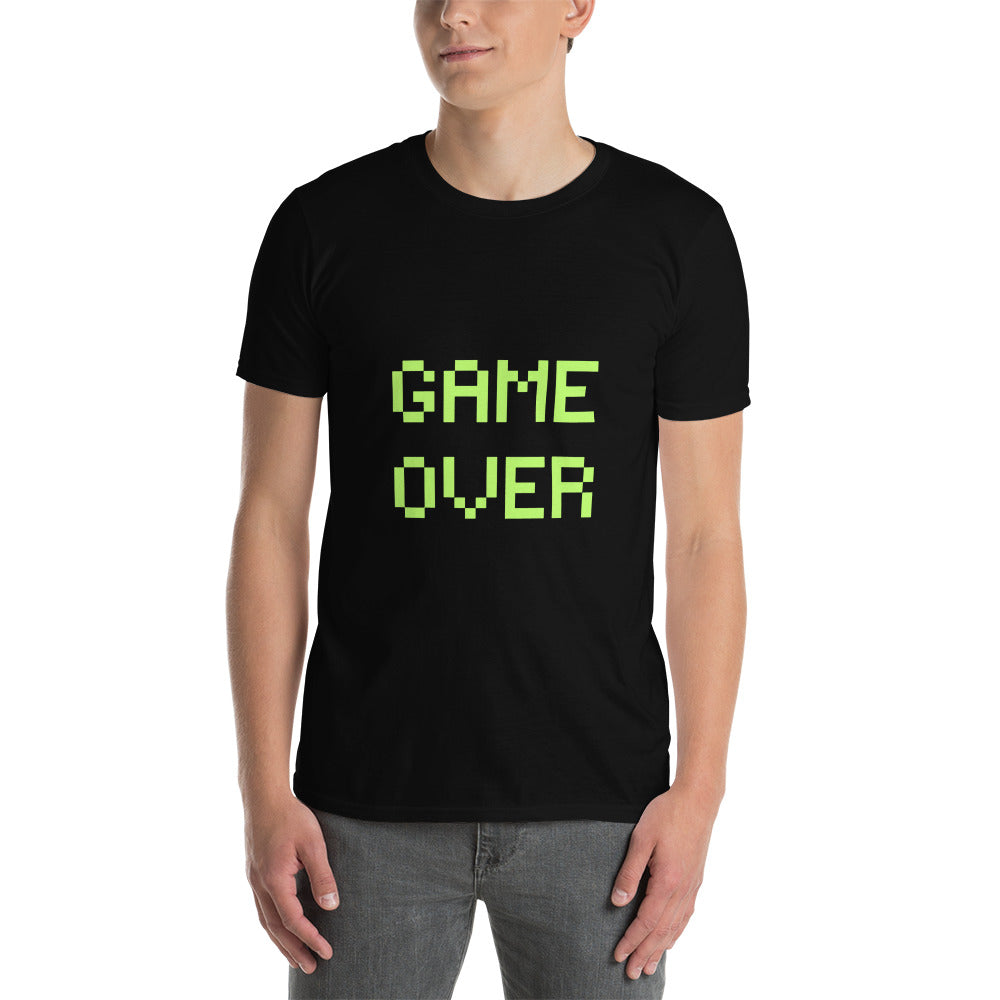 Game Over Green Short-Sleeve Unisex T-Shirt