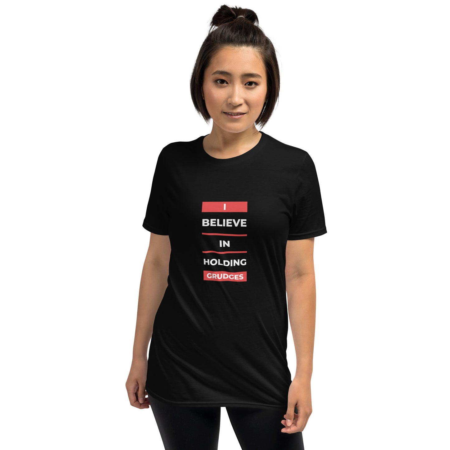 I BELIEVE IN HOLDING GRUDGES Short-Sleeve Unisex T-Shirt