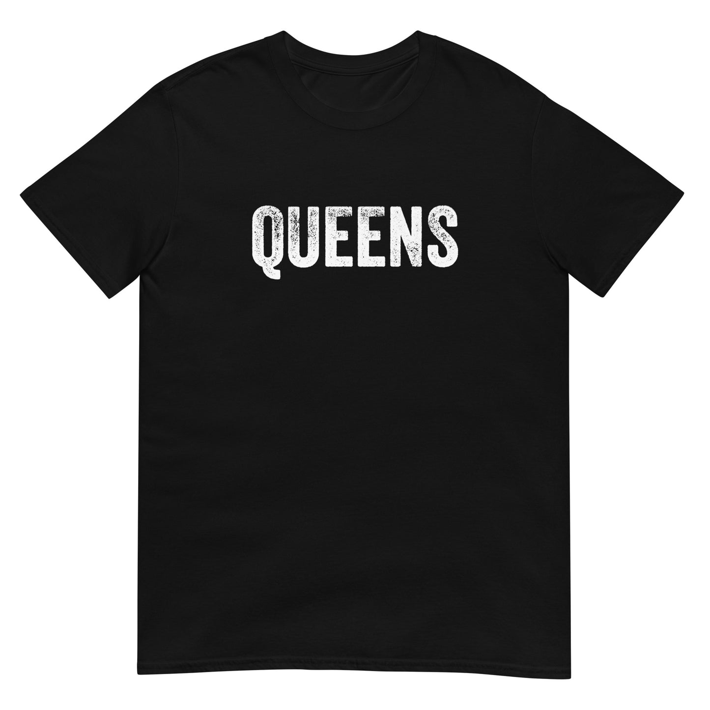 Queens Distressed Short-Sleeve Unisex T-Shirt