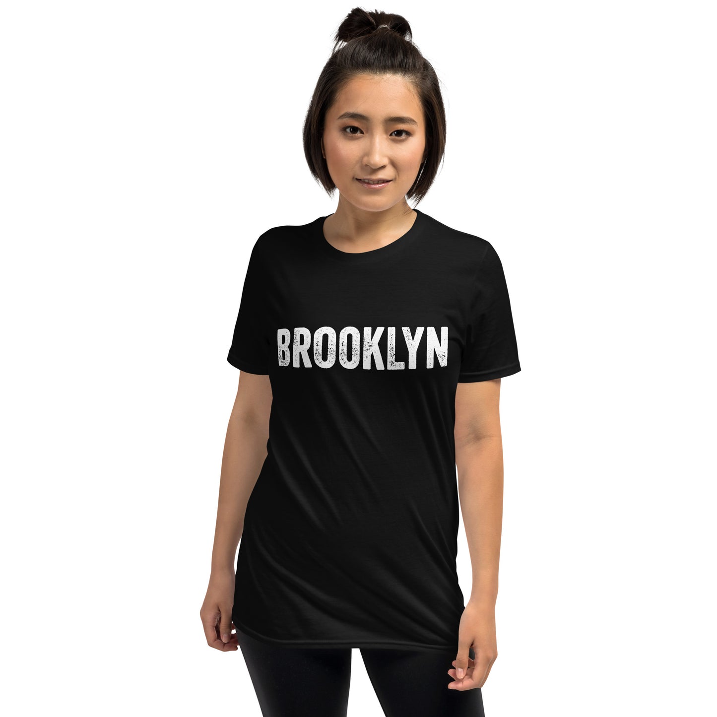 Brooklyn Distressed Short-Sleeve Unisex T-Shirt