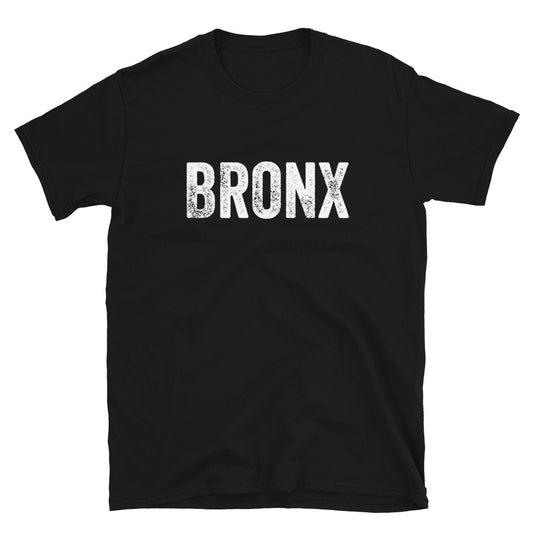 Bronx Distressed Short-Sleeve Unisex T-Shirt