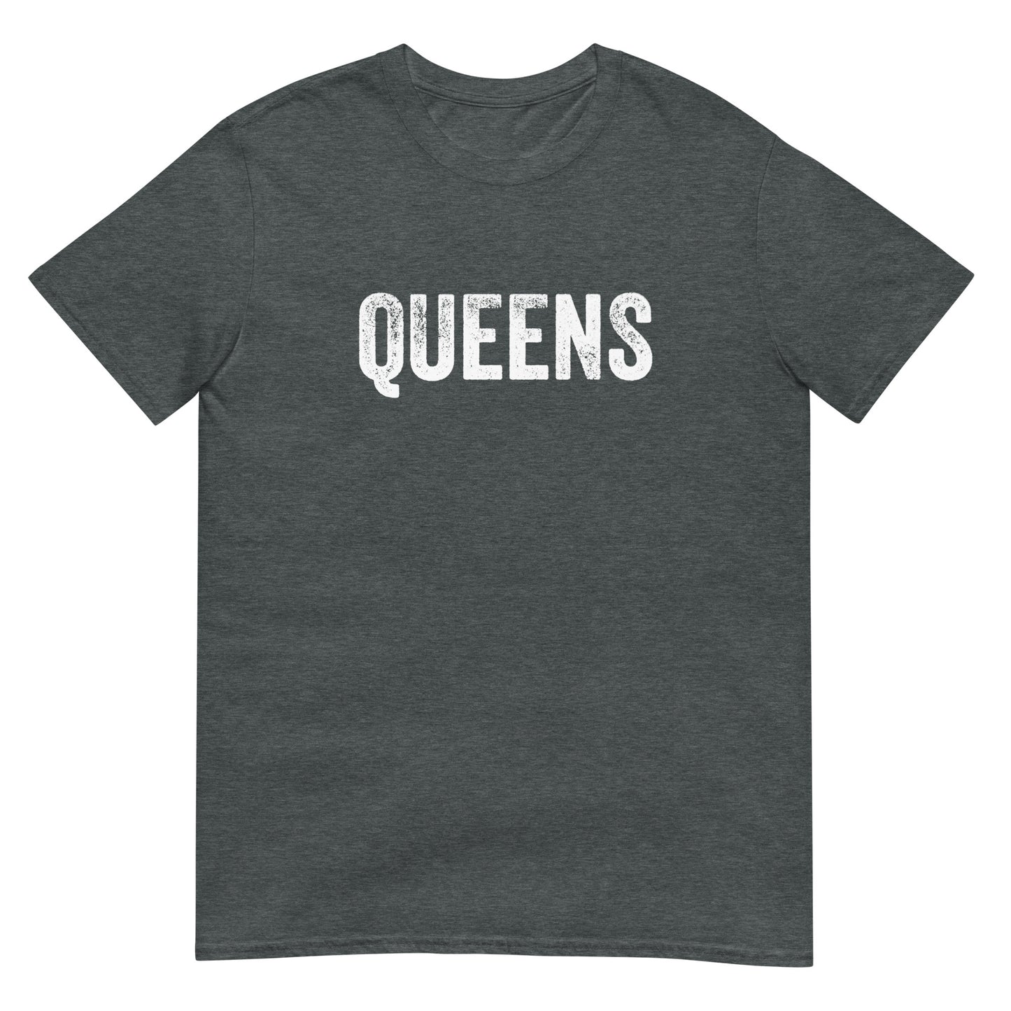 Queens Distressed Short-Sleeve Unisex T-Shirt