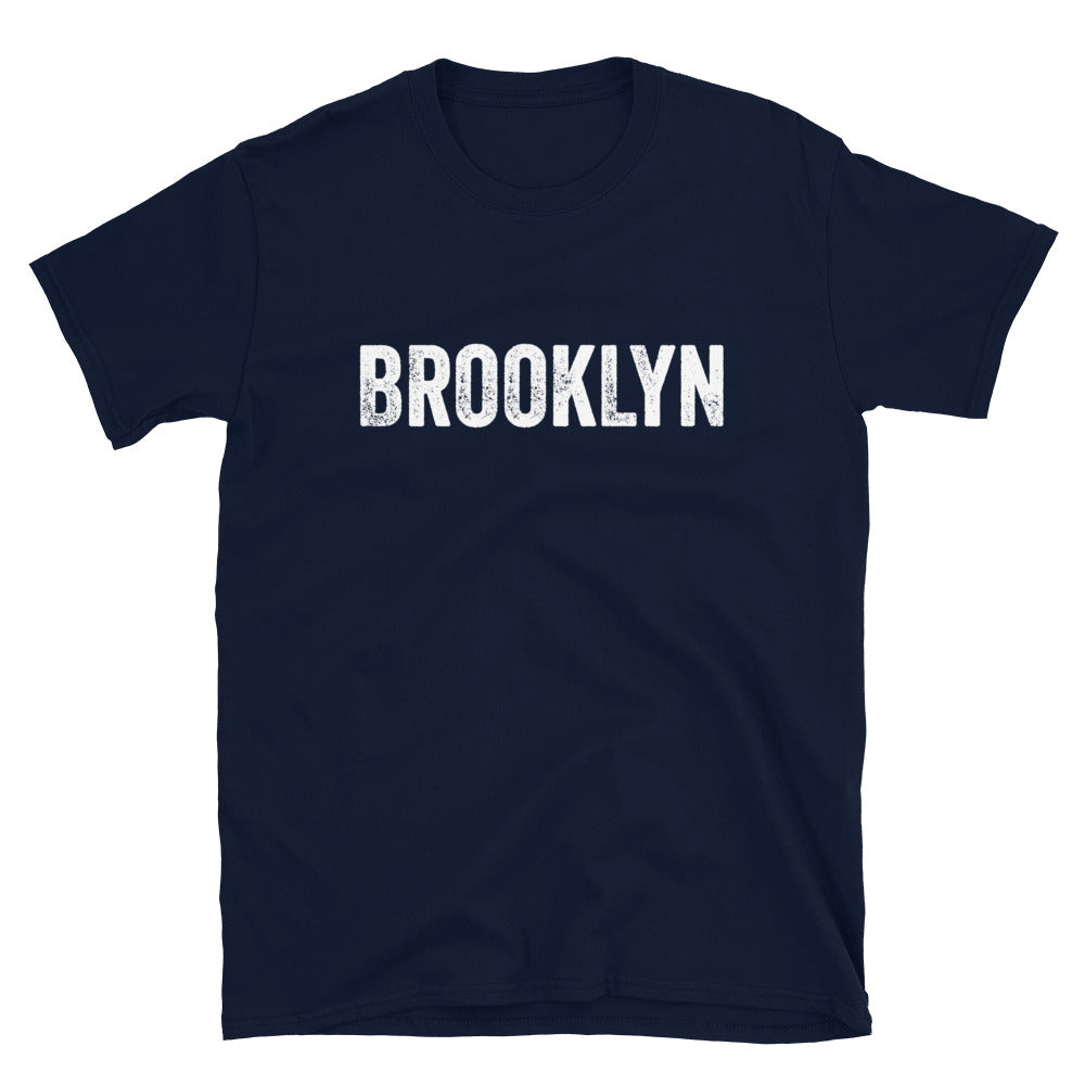 Brooklyn Distressed Short-Sleeve Unisex T-Shirt