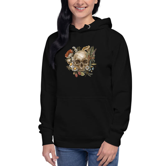 Floral Skull Unisex Hoodie